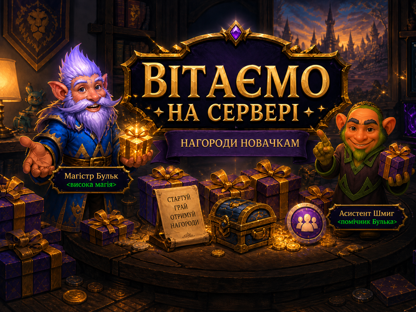 Оновлення VoidForge Realm: новий лаунчер, стартові NPC і покращений початок гри